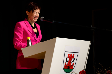 Kristina Oberžan, slavnostna govornica  - Osrednja obcinska prireditev ob slovenskem kulturnem prazniku